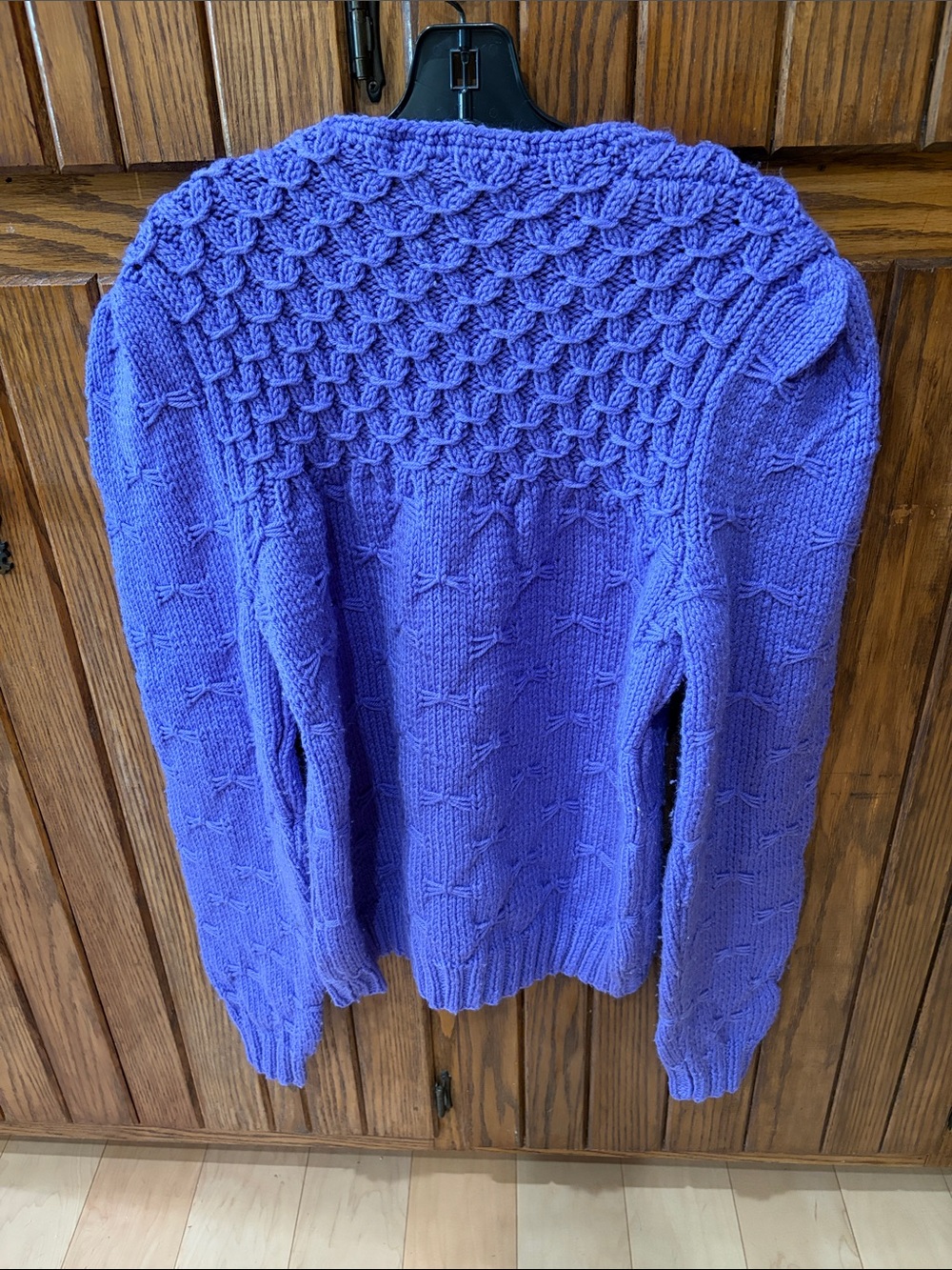 Purple Textured Knit Women's Sweater
Homemade and Size Large - Picture 2 of 3
